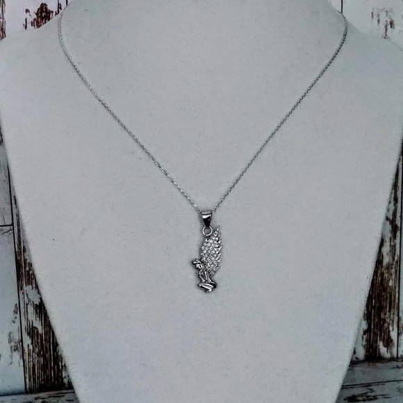 Solid Sterling Fairy Necklace - Picture 6 of 7